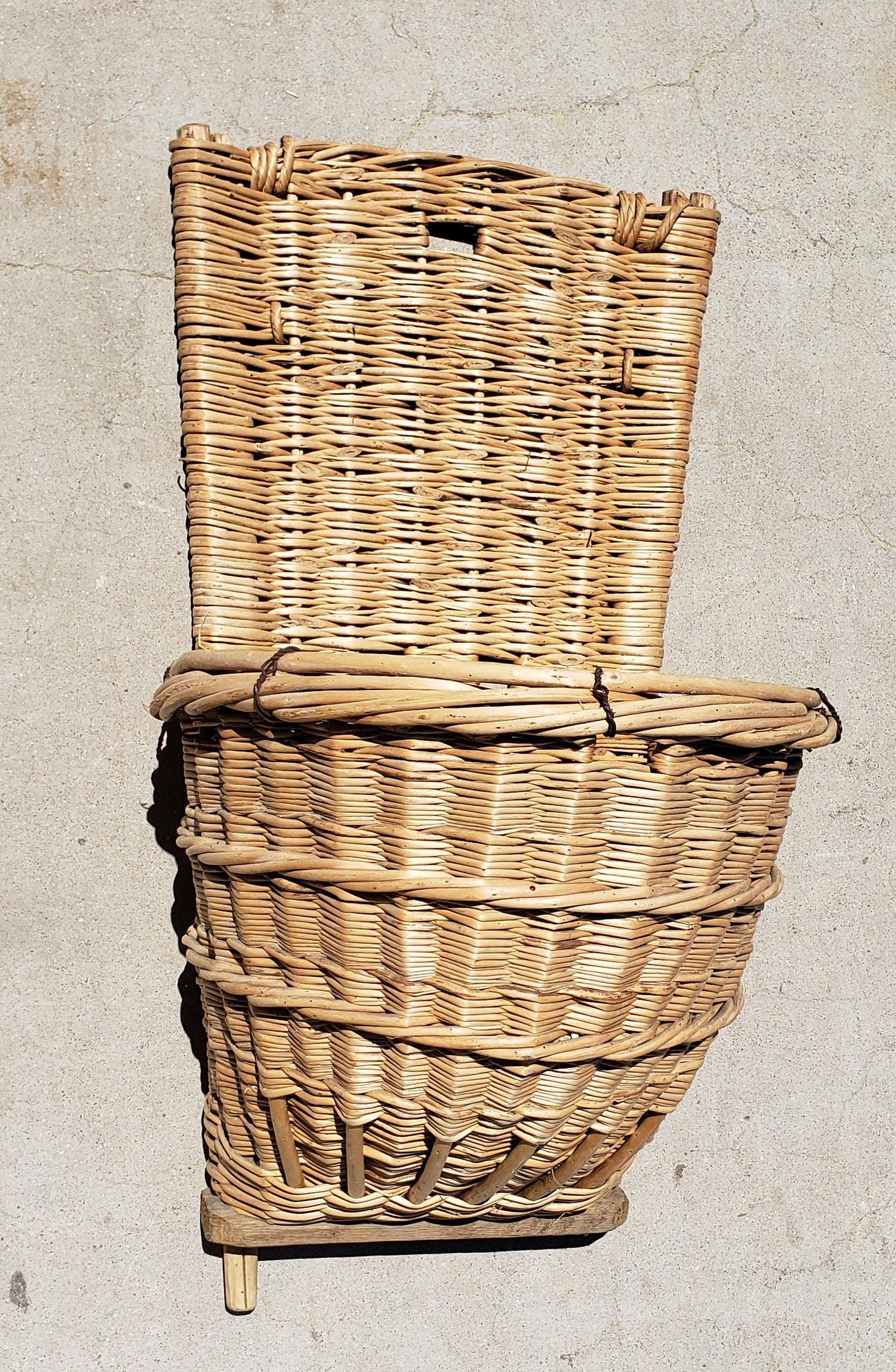 Wicker Gathering Basket