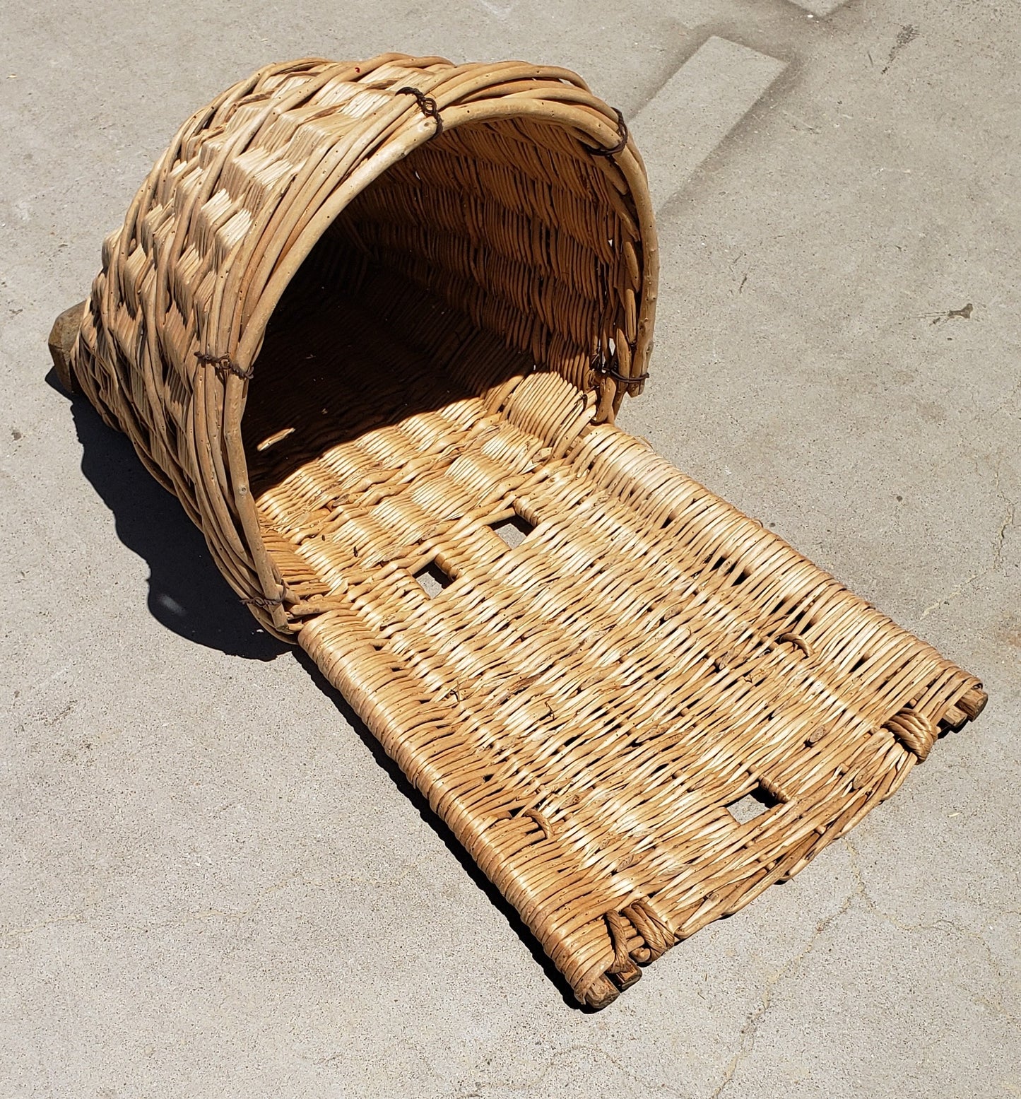 Wicker Gathering Basket