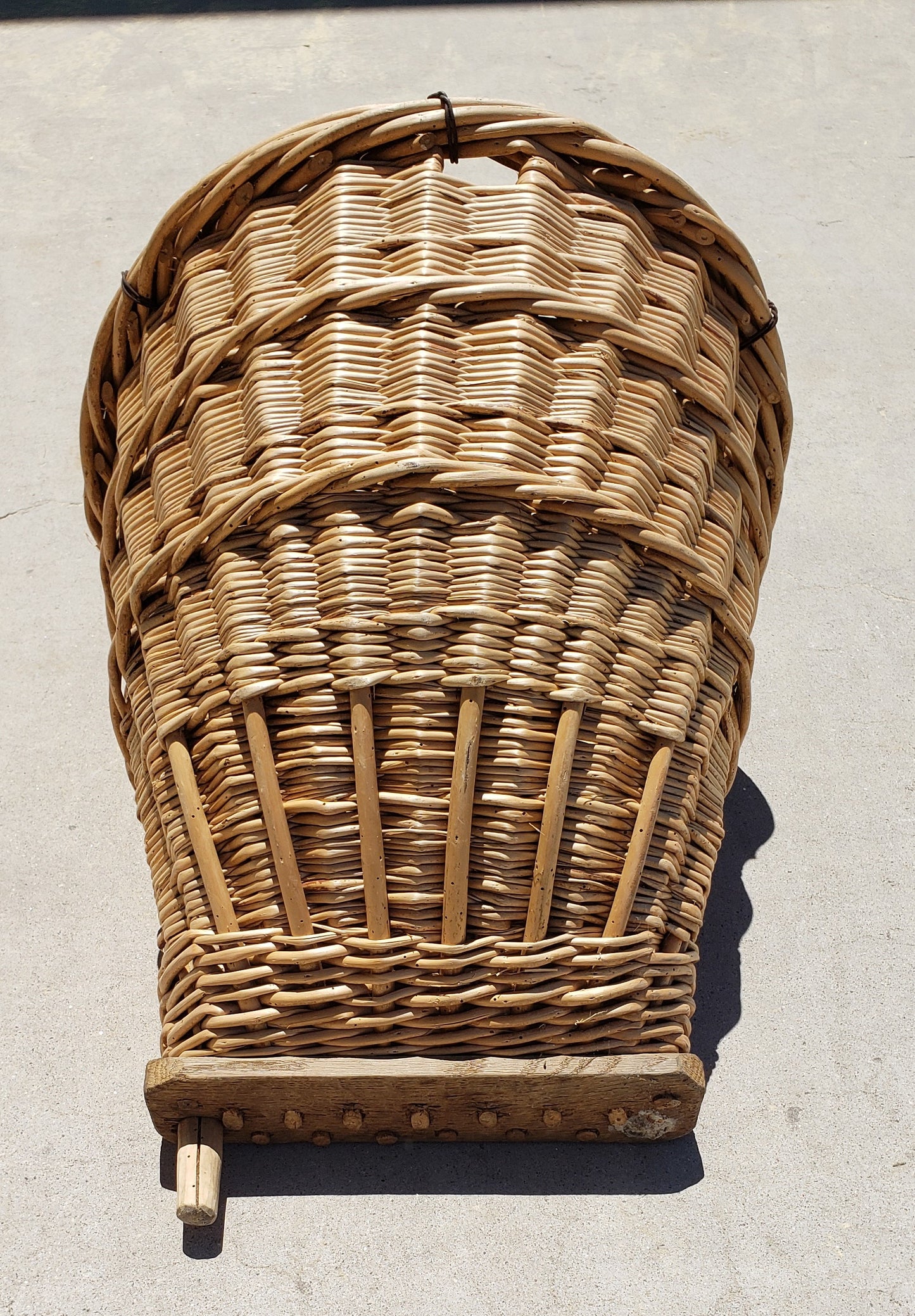 Wicker Gathering Basket