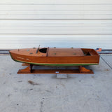 Decorative Wooden Model Boat - Named “Robert Jr.”