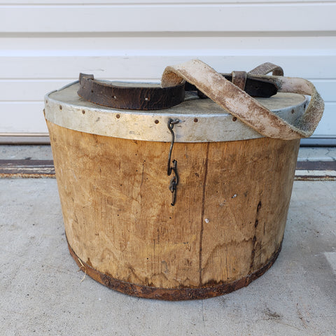 Wooden Creel Bait Basket