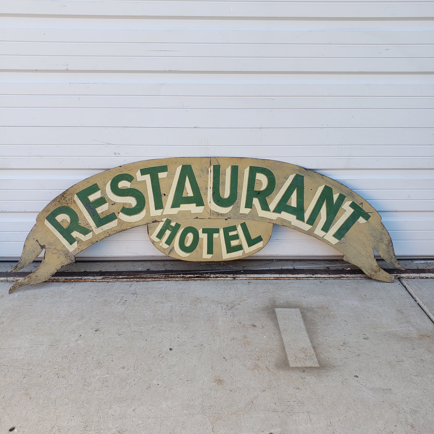 Metal Restaurant Hotel Sign