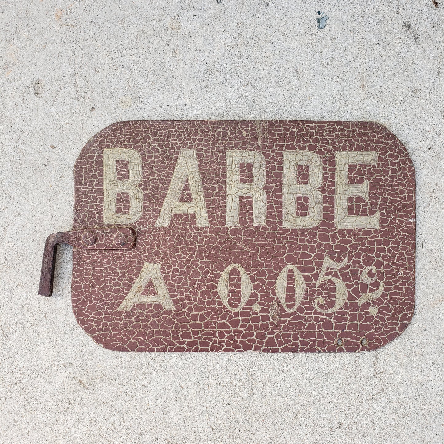 Double Sided Metal Sign - “Barbe / Coupe de Cheveux”