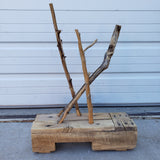Emilien Dube Decorative Bark Canoe “Nation Atikamekw” Art Sculpture