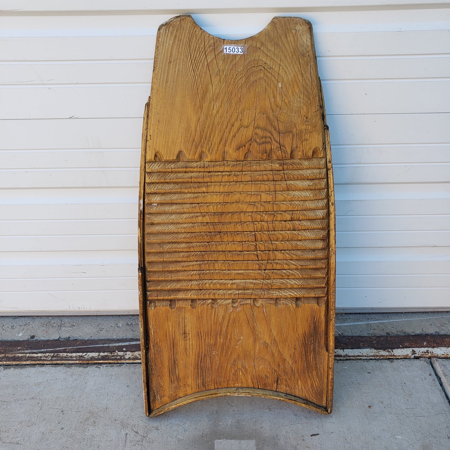 Antique Wooden Wash Board