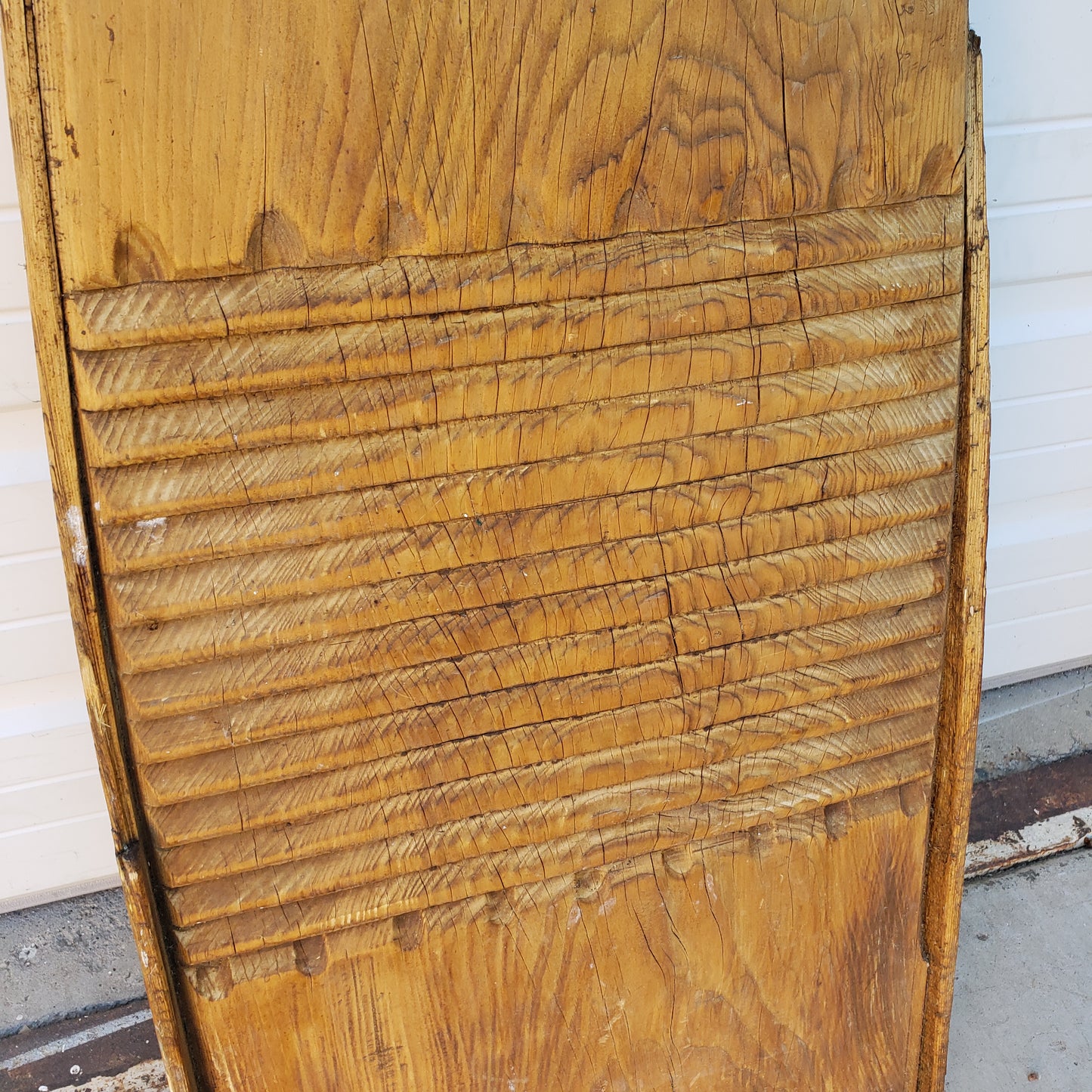 Antique Wooden Wash Board