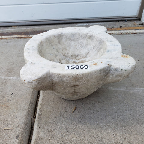 Round Marble Mortar