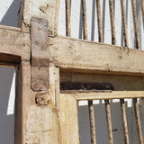 Spindled Gate with Half-Round Top