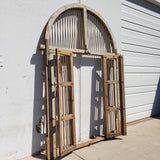 Spindled Gate with Half-Round Top