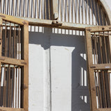 Spindled Gate with Half-Round Top