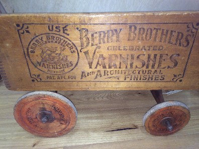 Children's Wagon, 1800's "Berry Brothers Varnish"
