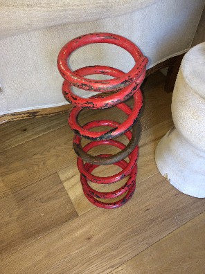 Spring, red 3' tall