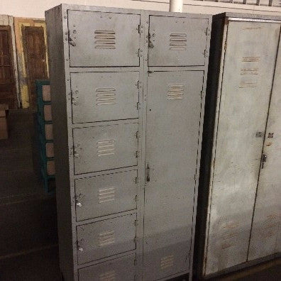 Set of 12 Gray Lockers