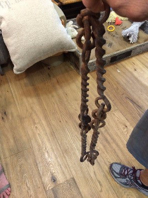 Chain, iron piece 6'
