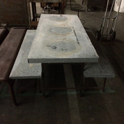 Zinc Folding Table