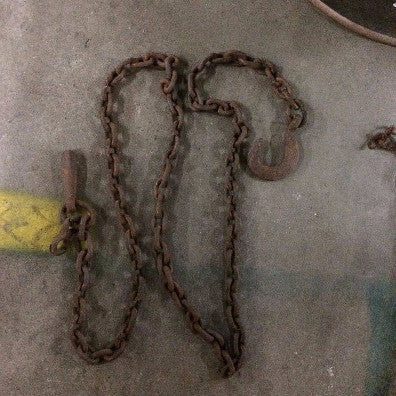 Chain, 14' approx, with hook on end