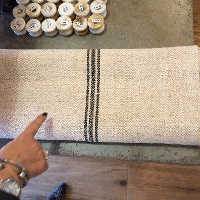 B&W European Grain Sack Fabric