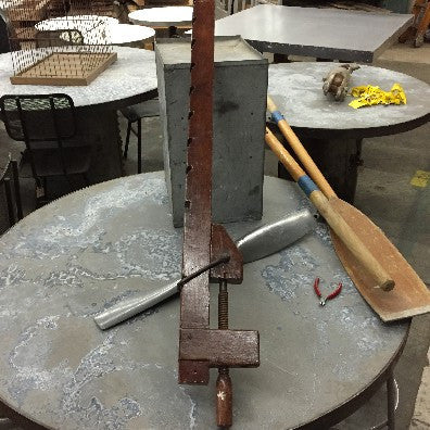 Antique Wood Wine Bottle Corker