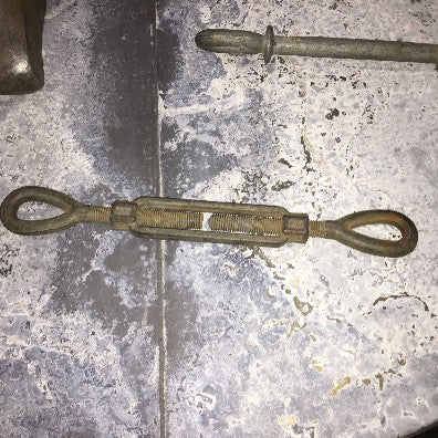 Screw (12" long) with round loop on each end