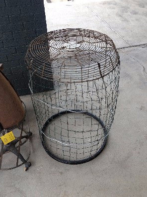 Basket, metal, 48" approx