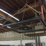 Industrial Grate Hanging Pot Rack