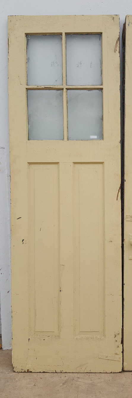 Single 2 Panel 4 Lite Painted Doors