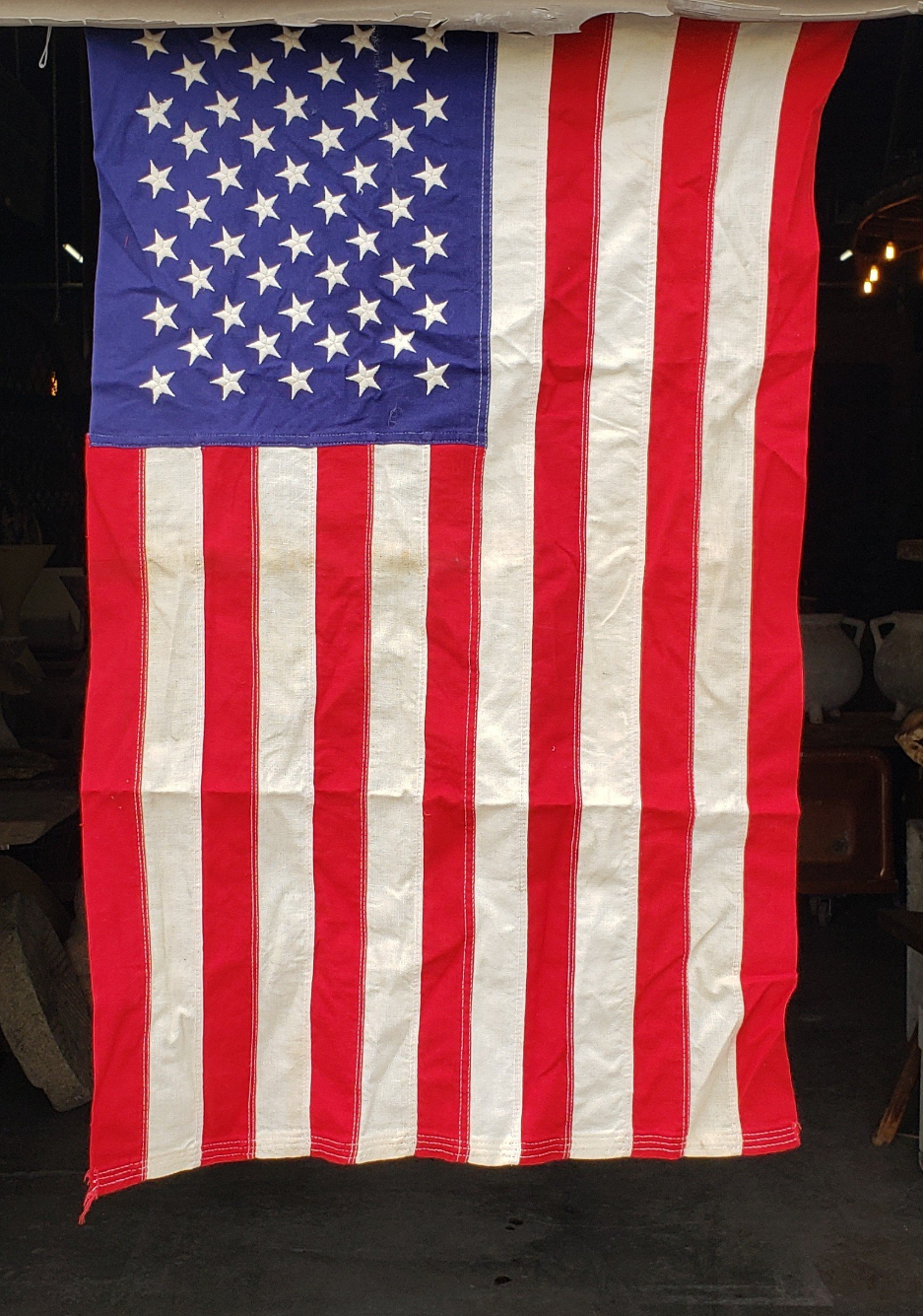 Vintage 50 Star American Flag