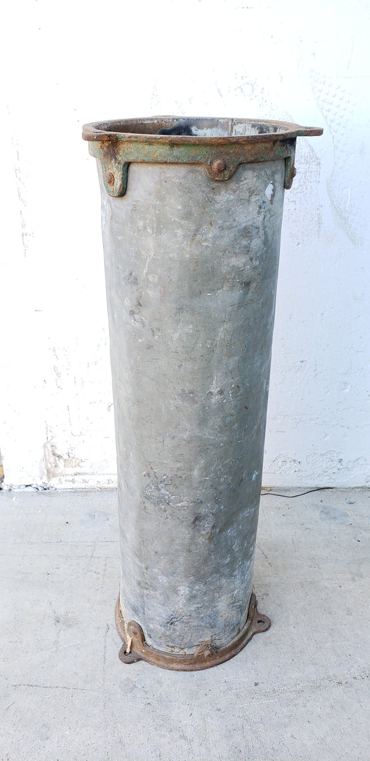 Short Galvanized Pipe / Planter