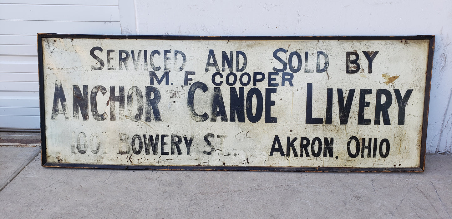 Anchor Canoe Livery Sign