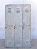 Set of 6 Double-Sided Gray Lockers