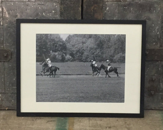 "Art Framed, Polo Match Photo"