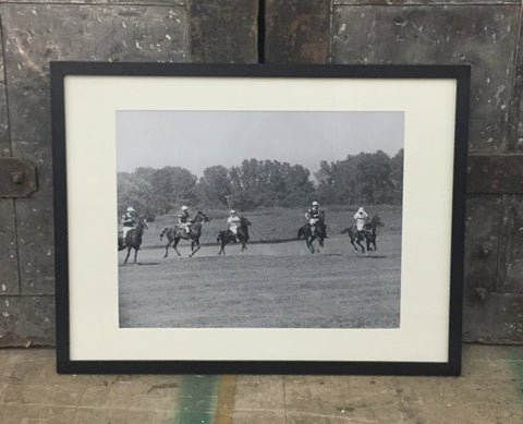 "Art Framed, Polo Match Photo"
