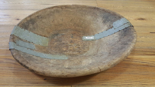 Medium Wooden Turkish Dough Bowl (Decor)