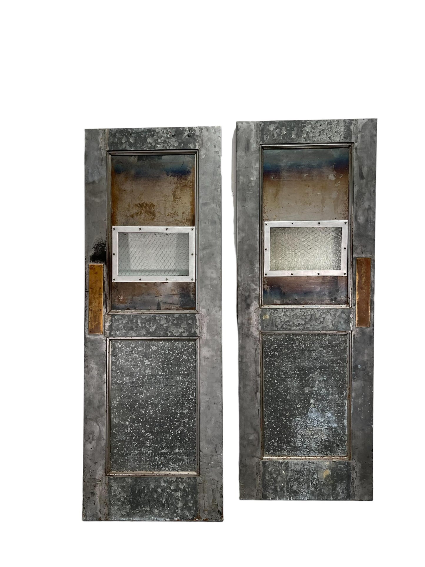Pair of Industrial Metal Doors