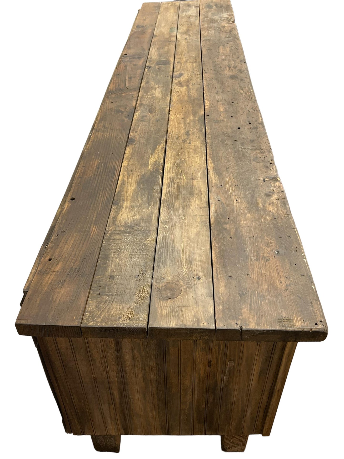 Industrial Wooden Antique Work Counter