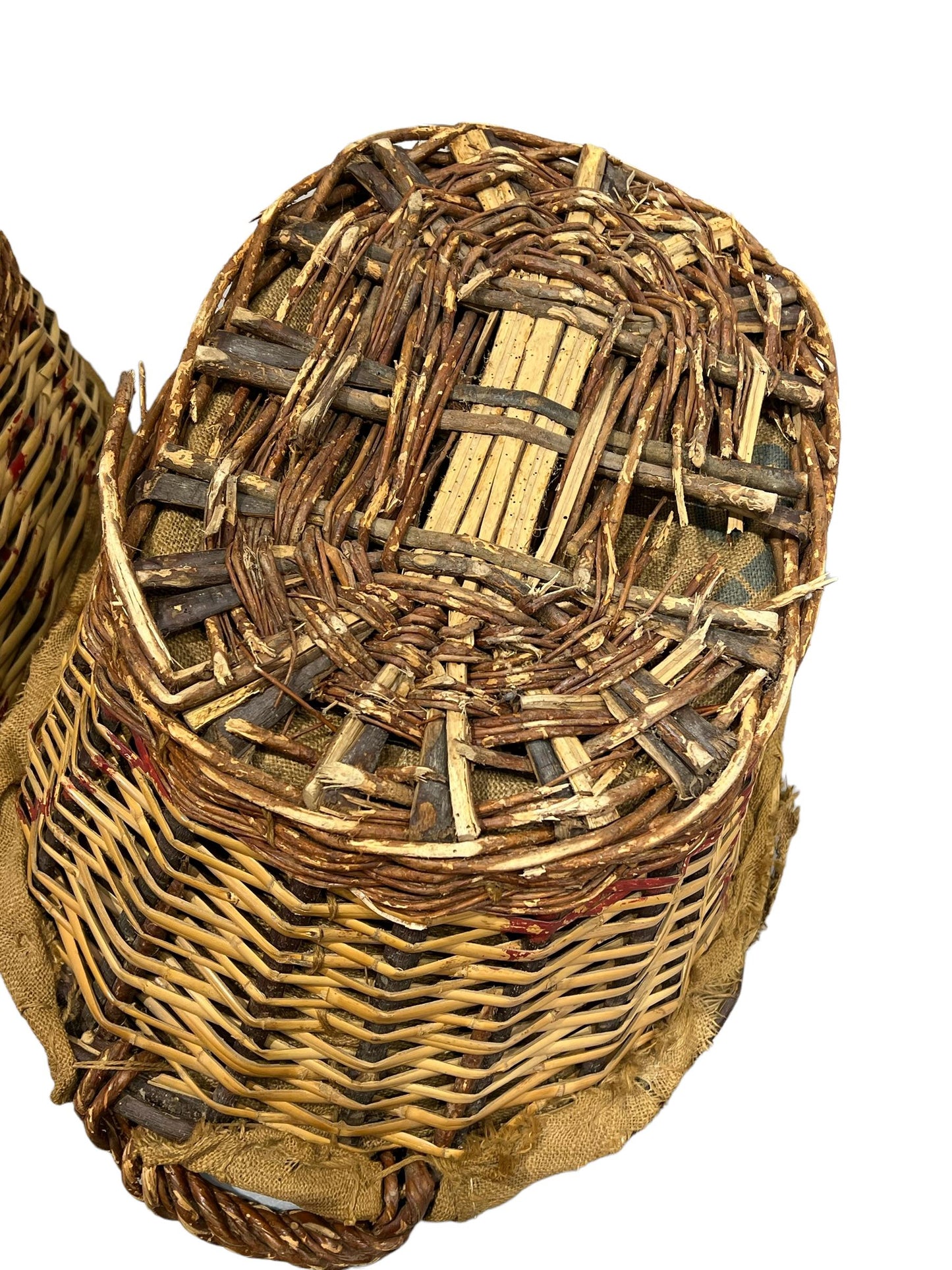 French Wicker Champagne Basket with Liner