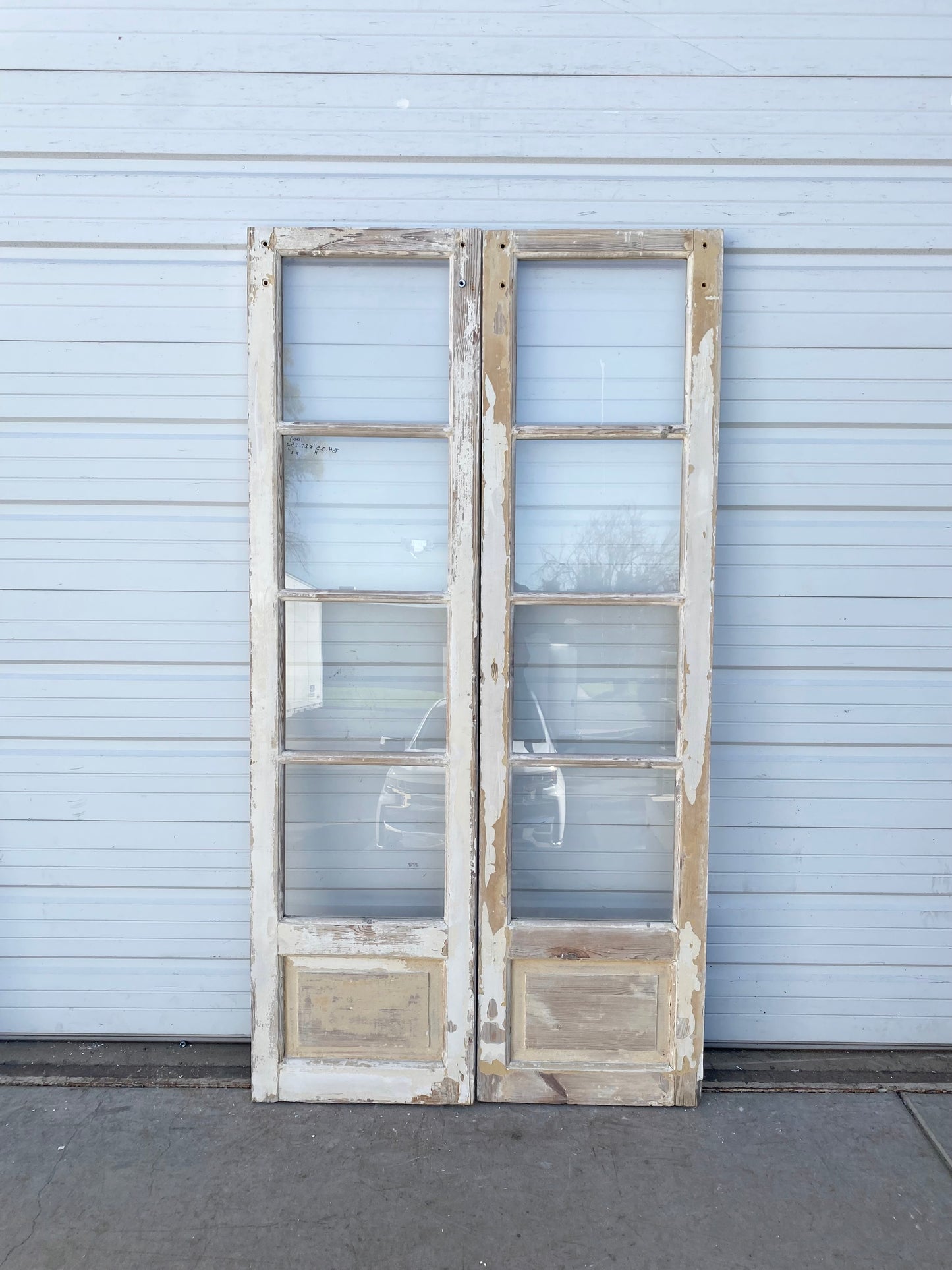 Pair of 4 Lite Antique French Doors