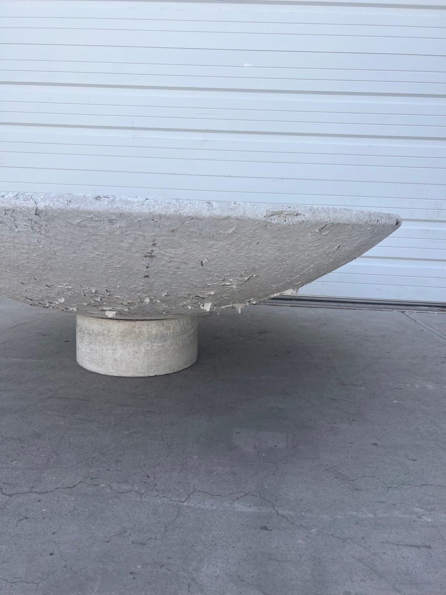 Large French Concrete Planter on Stand