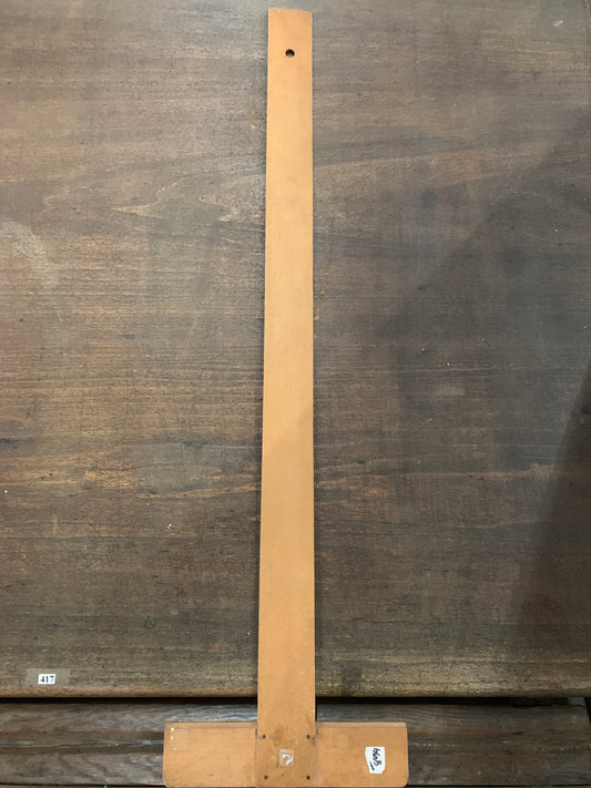 Decorative Wooden T-Square marked Marabu, Germany