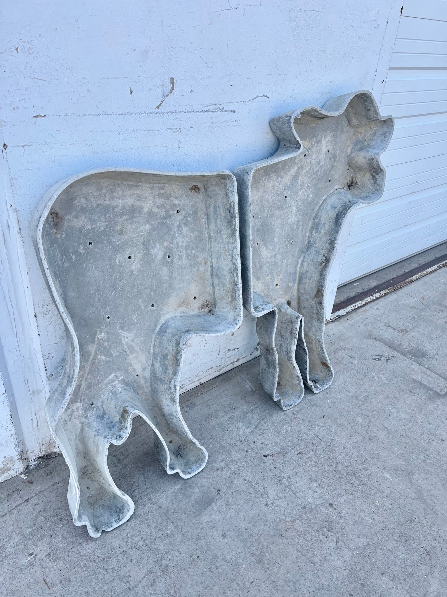 Eternit Cow Sculpture/Planter