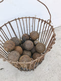 Basket of Bocci Balls (Decor)