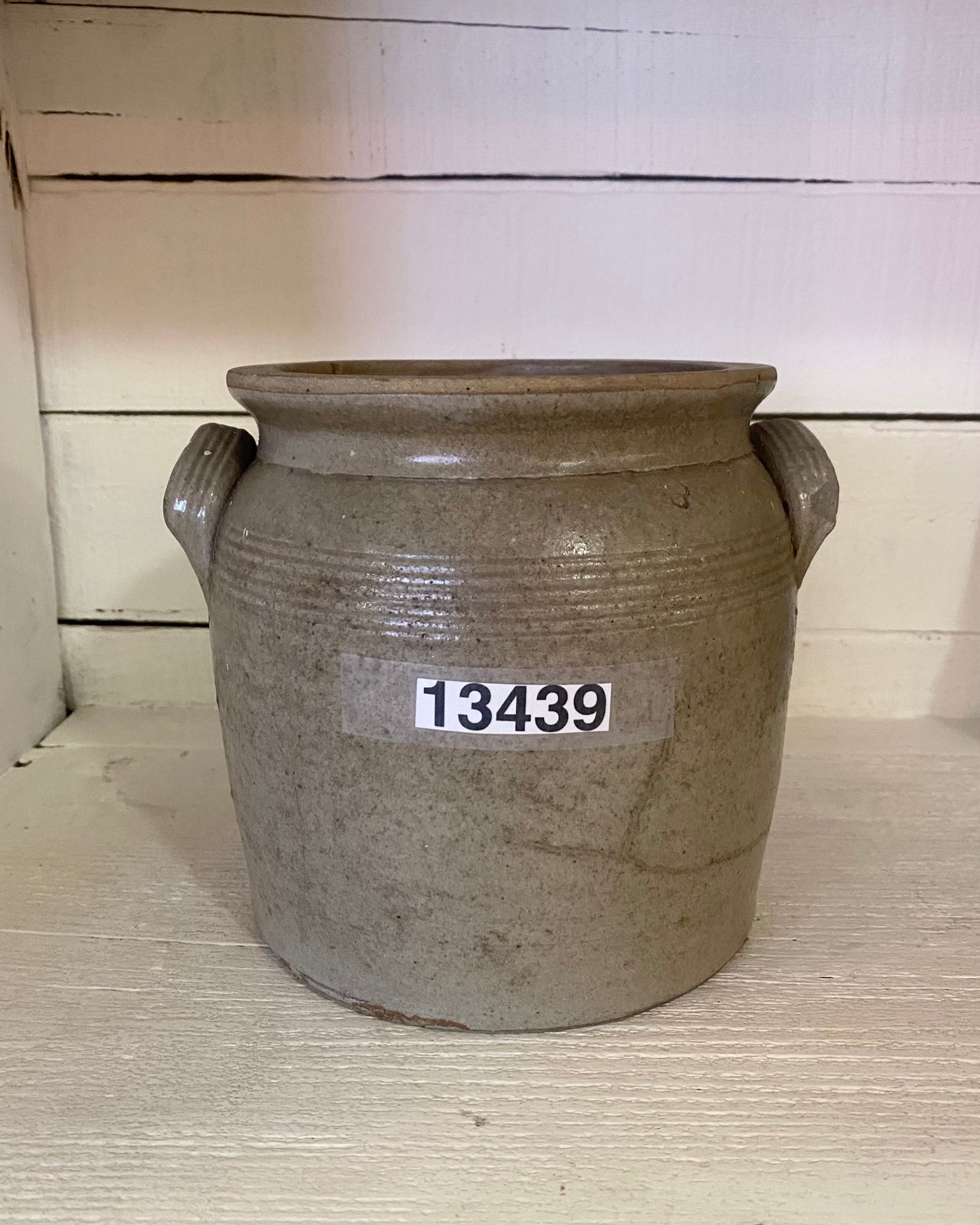 Small Antique French Confit Pot
