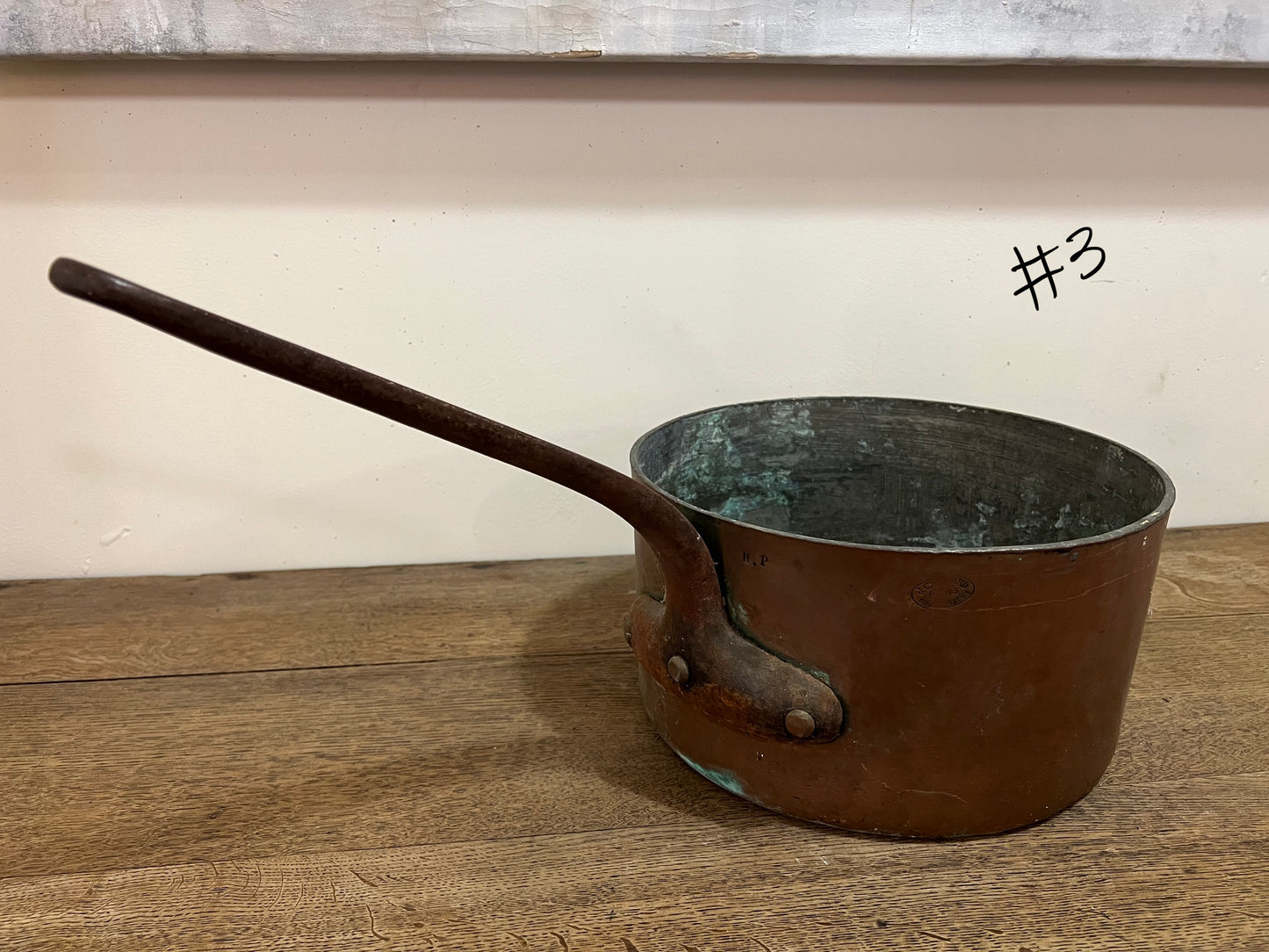 Decorative Large French Copper Pan