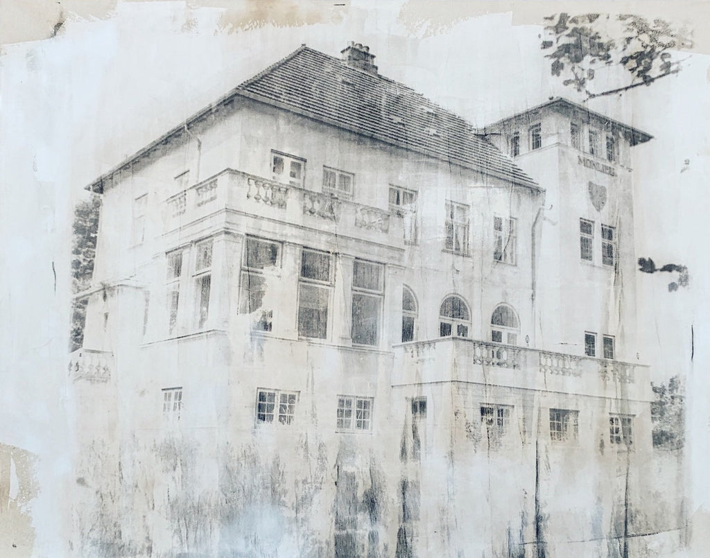Dominic Tortorici "Bygning" Mixed Media