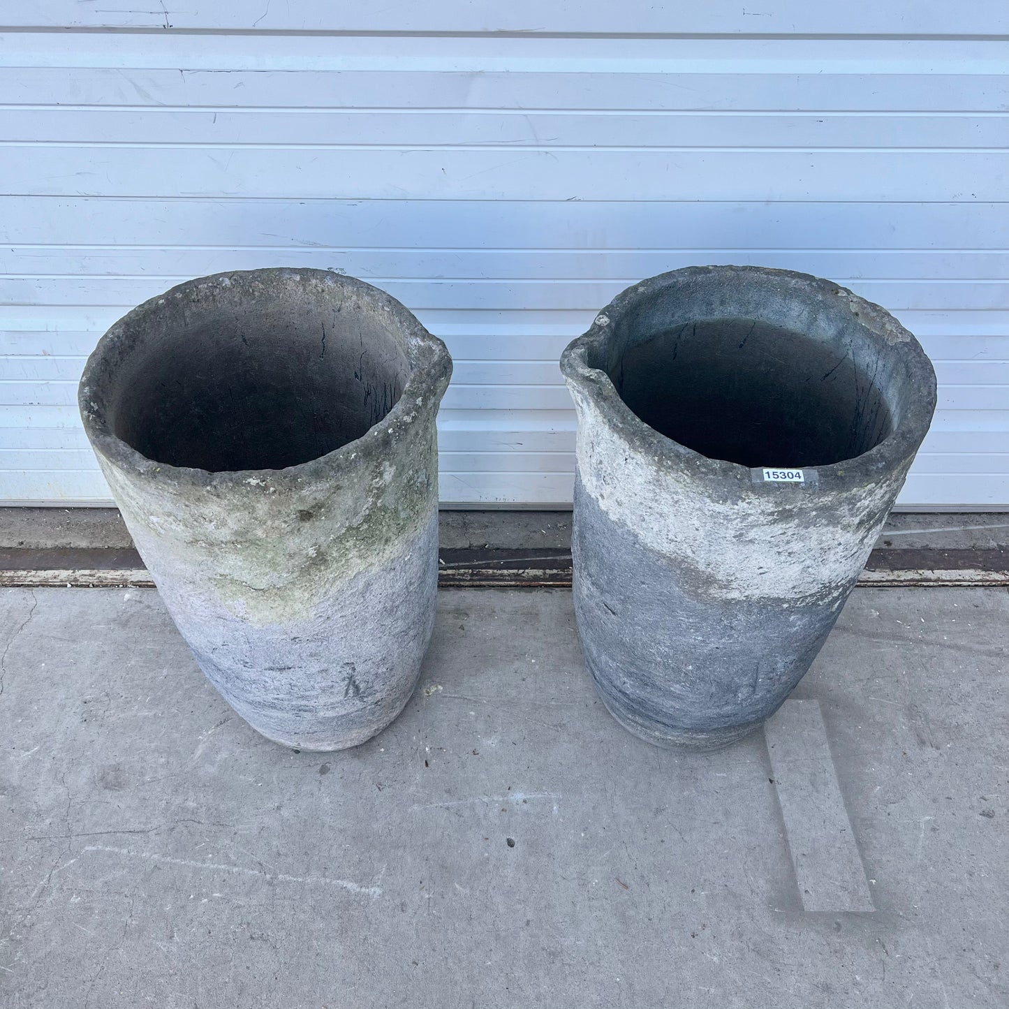 Pair of Tall French Crucibles