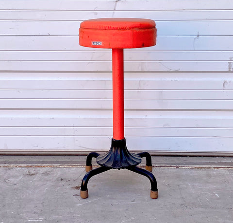 Orange Ice Cream Stool