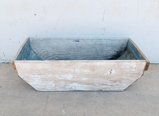 Wood and Galvanized Metal Planter