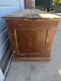 Antique Wooden French Store Counter