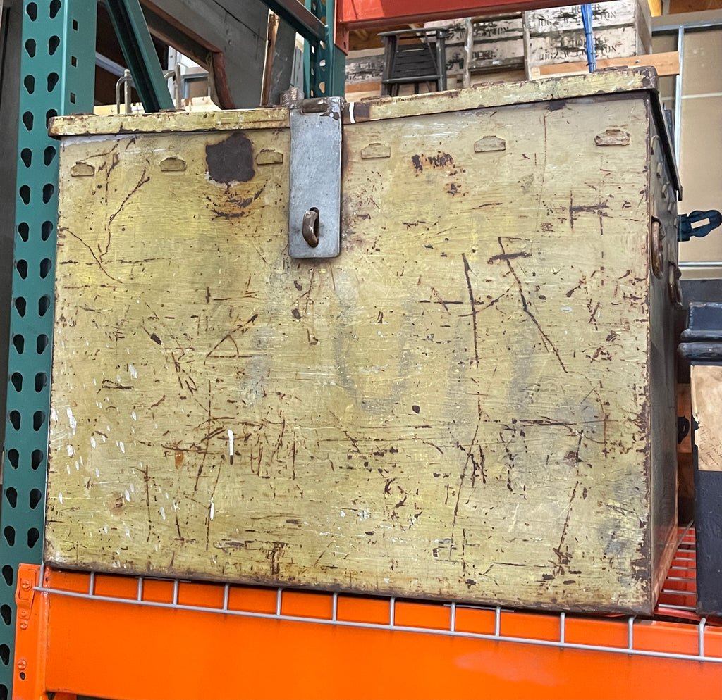 Yellow Metal Trunk