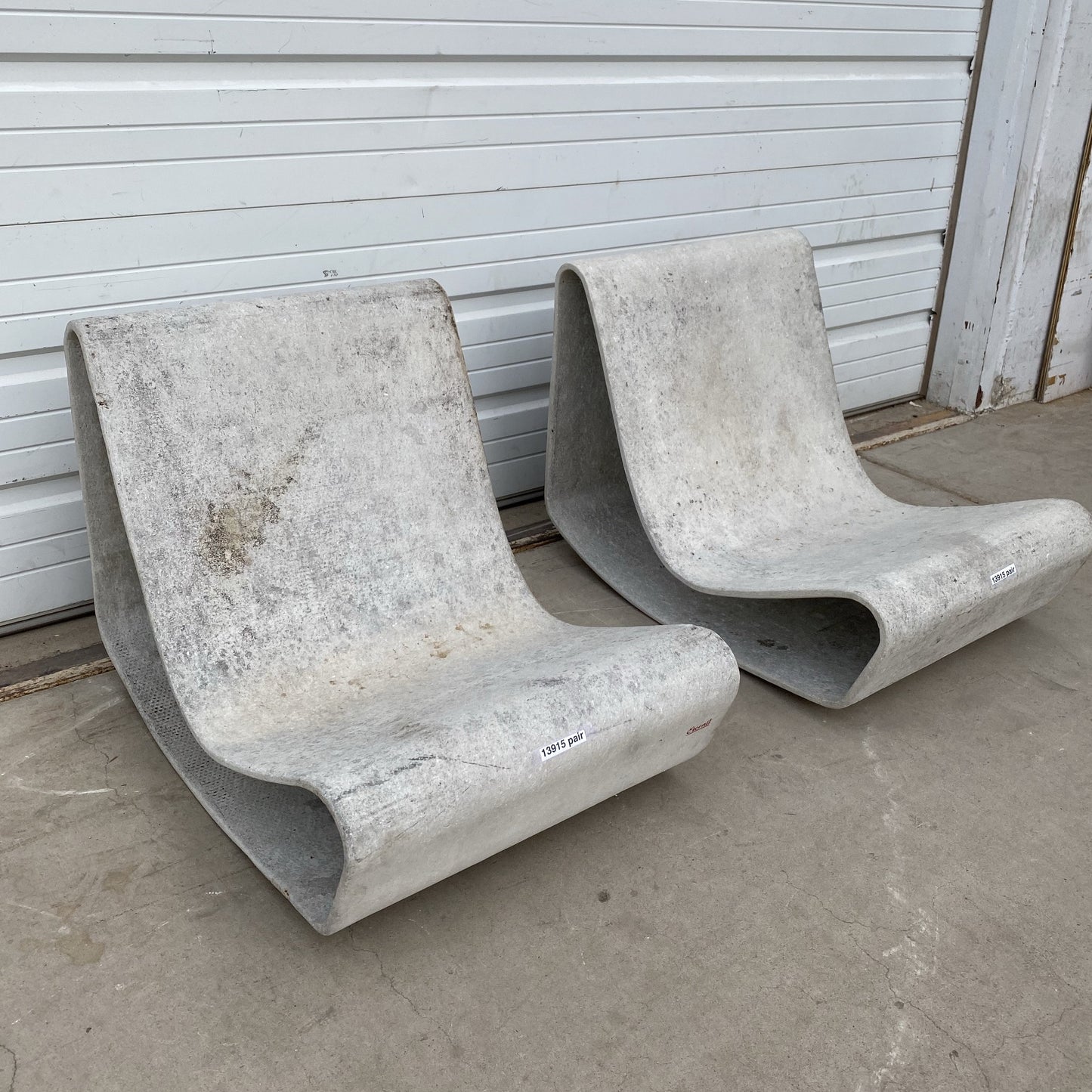 Pair of Willy Guhl Loop Chairs
